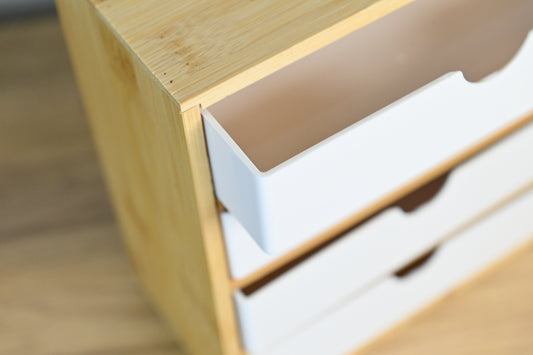 Bambu Büyük 4 Çekmeceli Düzenleyici