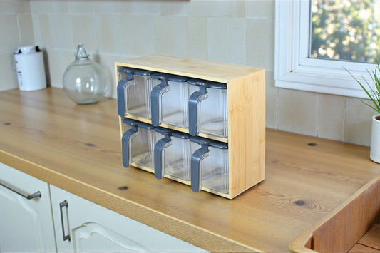 Bambu 6'lı Baharatlık