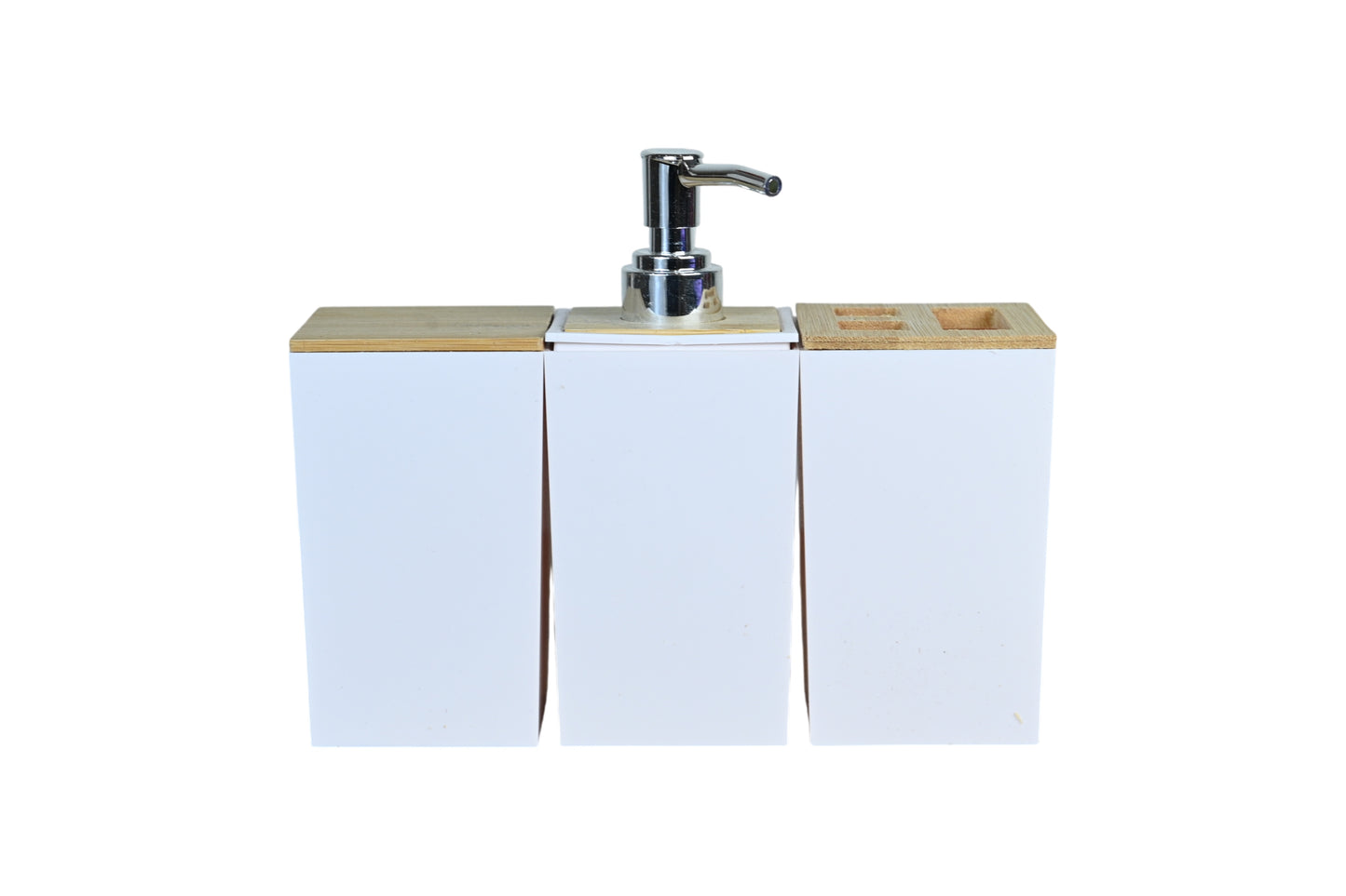 3lü Bambu Banyo Set