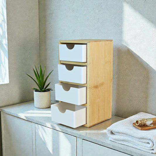 Bambu Küçük 4 Çekmeceli Düzenleyici