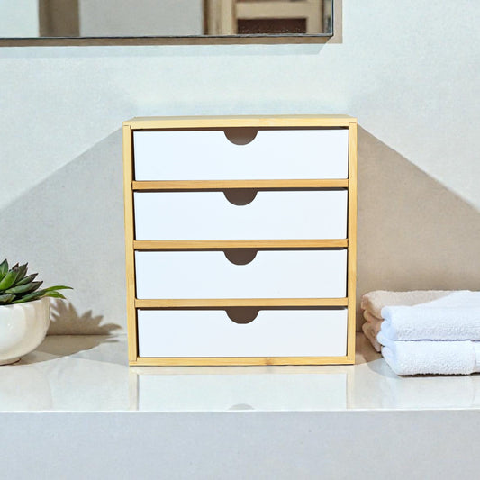 Bambu Büyük 4 Çekmeceli Düzenleyici