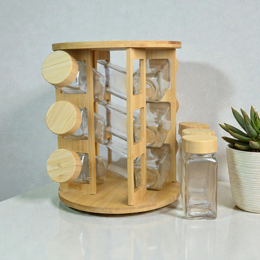 Bambu 12'Li Cam Baharatlık