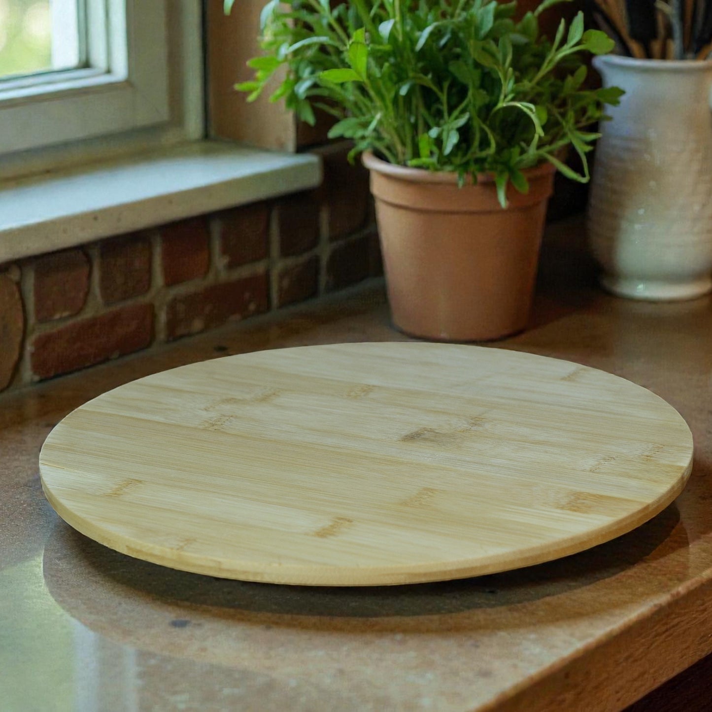 25 Cm Bambu Dönerli Pizza Ve Sunumluk