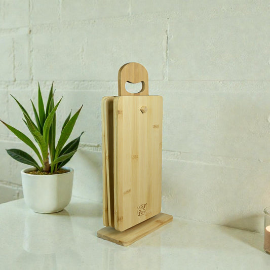 Bambu 4Lü Standlı Kesim Panosu