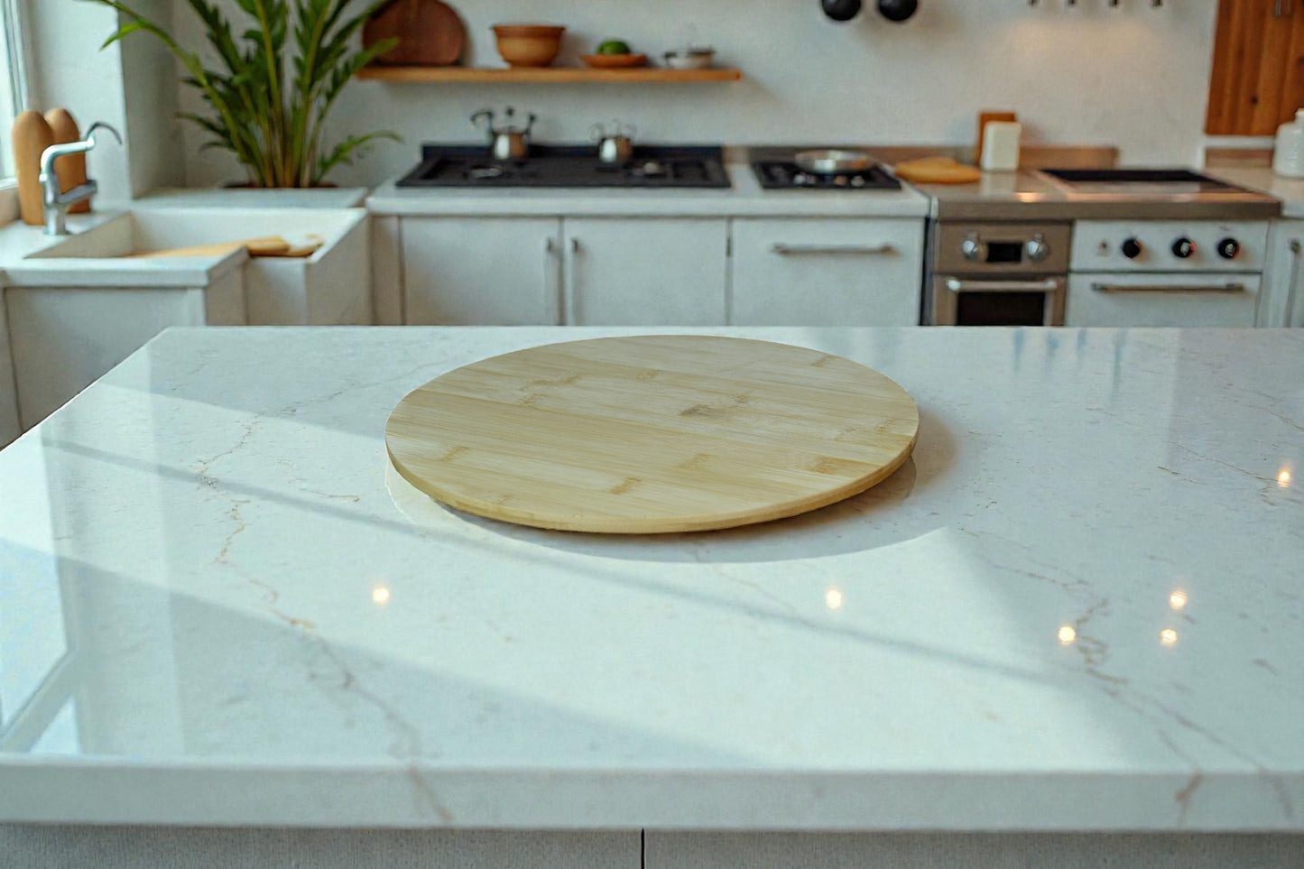 30 Cm Bambu Dönerli Pizza Ve Sunumluk