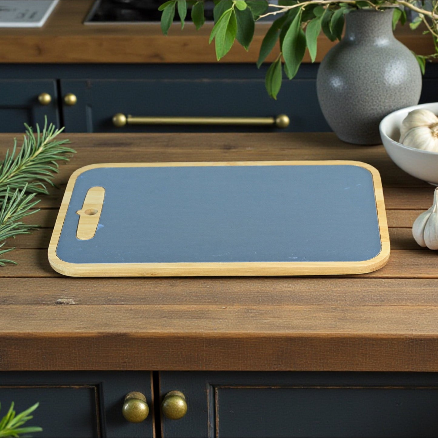 304 Paslanmaz Çelik Bambu Kesim Panosu (Küçük boy 260*165*8 Mm)