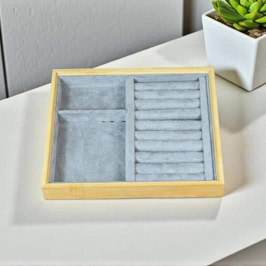 Bambu Kadife Mücevher Organizeri