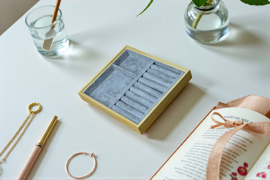 Bambu Kadife Mücevher Organizeri