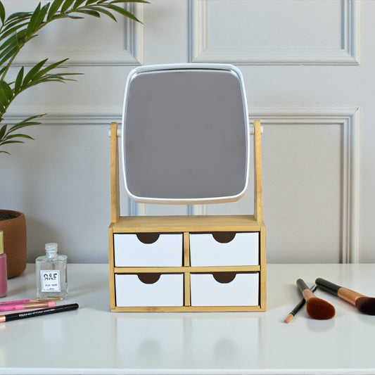 Bambu 4 Çekmeceli Ayna