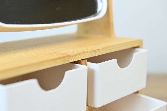 Bambu 3 Çekmeceli Ayna