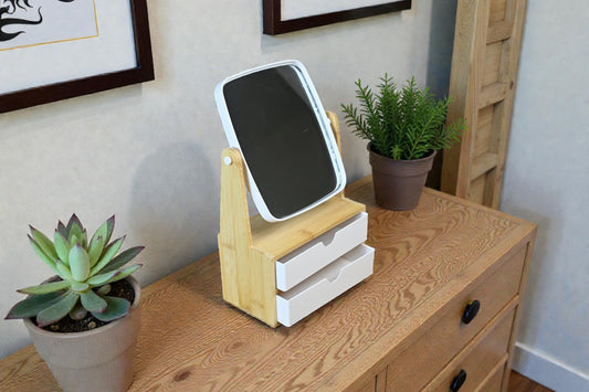 Bambu 2 Çekmeceli Ayna