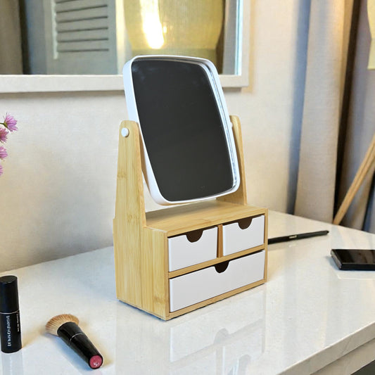 Bambu 3 Çekmeceli Ayna