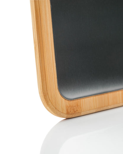 Paslanmaz Çelik Yüzeyli Bambu Kesme Tahtası – Saplı & Sapsız Modeller