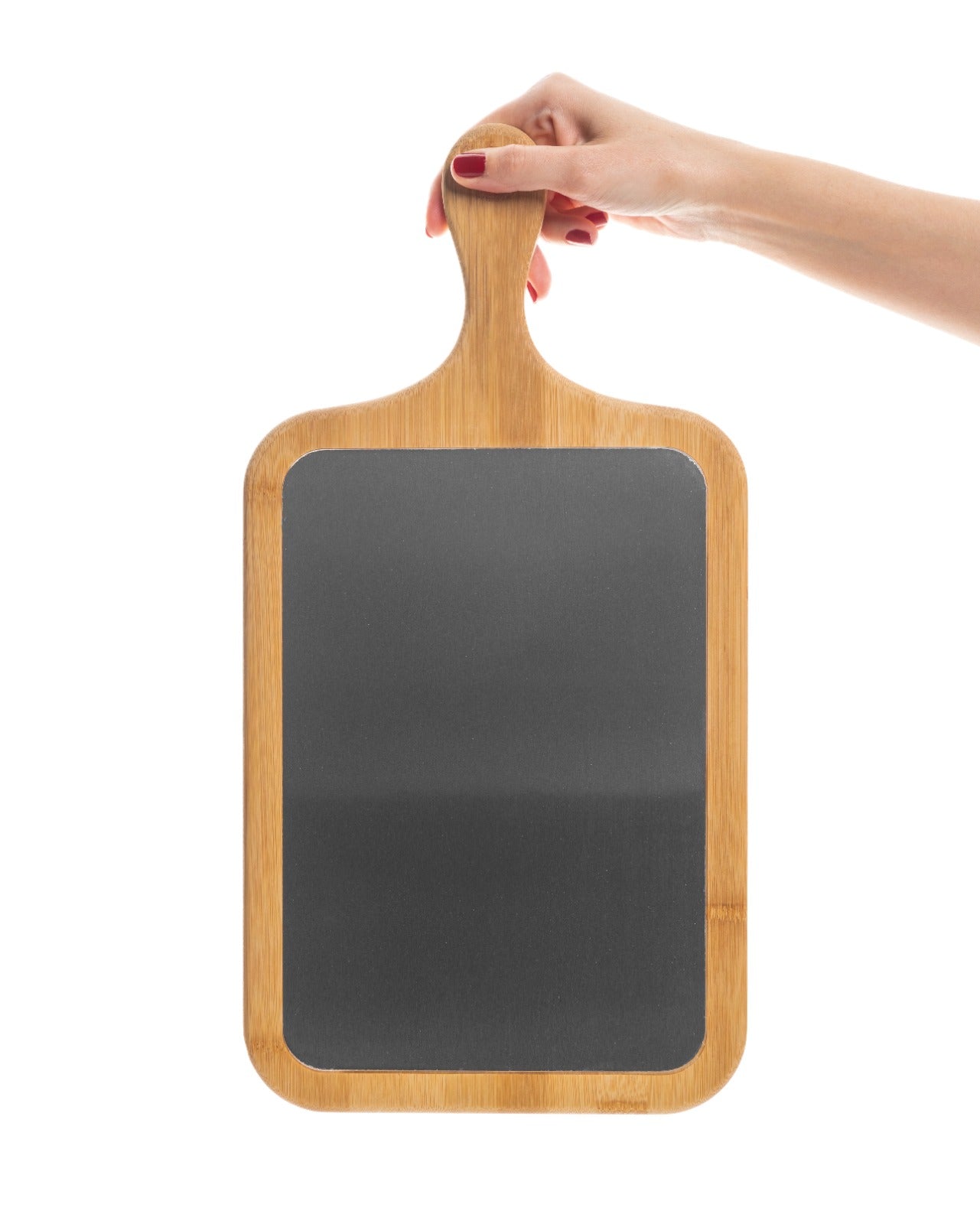 Paslanmaz Çelik Yüzeyli Bambu Kesme Tahtası – Saplı & Sapsız Modeller