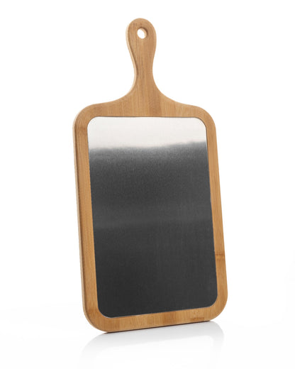 Paslanmaz Çelik Yüzeyli Bambu Kesme Tahtası – Saplı & Sapsız Modeller