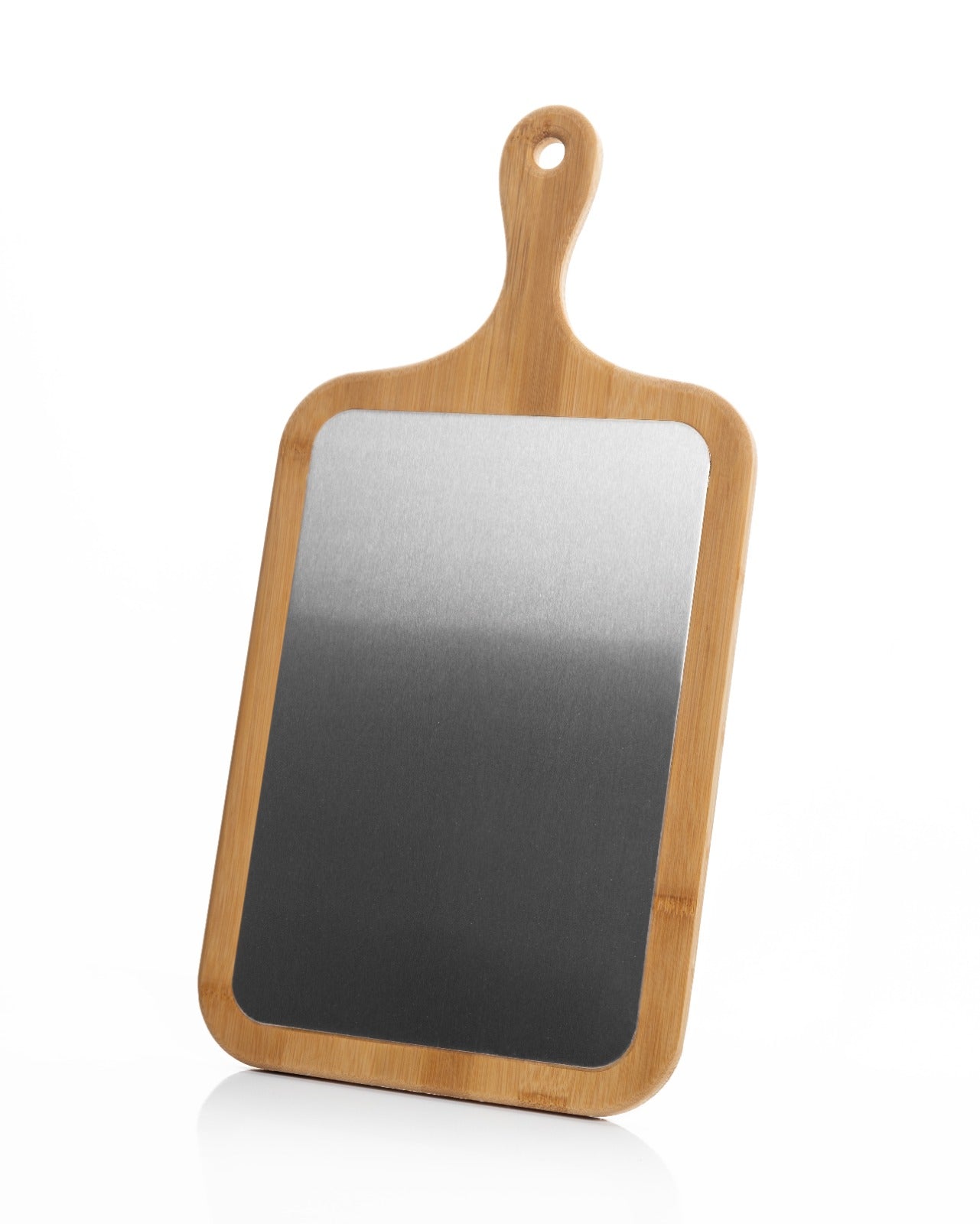 Paslanmaz Çelik Yüzeyli Bambu Kesme Tahtası – Saplı & Sapsız Modeller